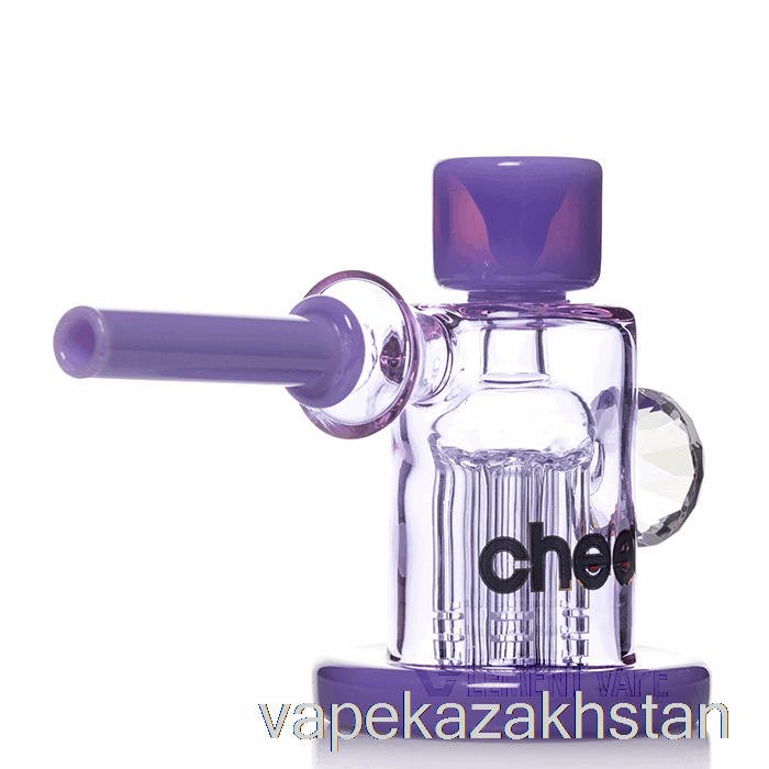 Vape Disposable Cheech Glass Tree Bubbler Purple